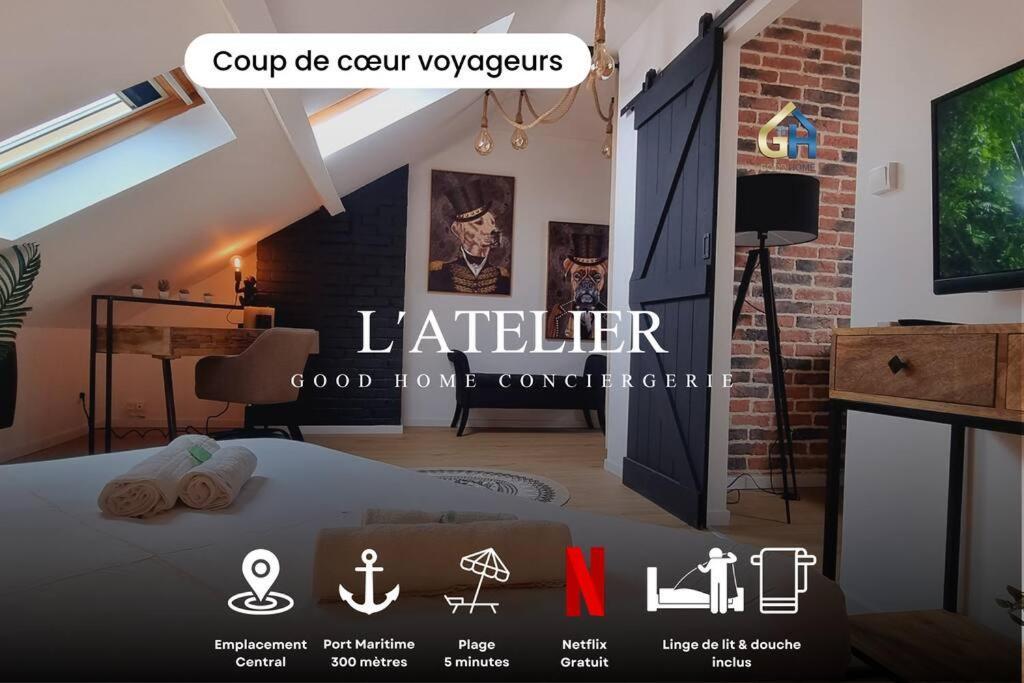L'Atelier - Au Pied Des Quais Daire Dunkirk Dış mekan fotoğraf